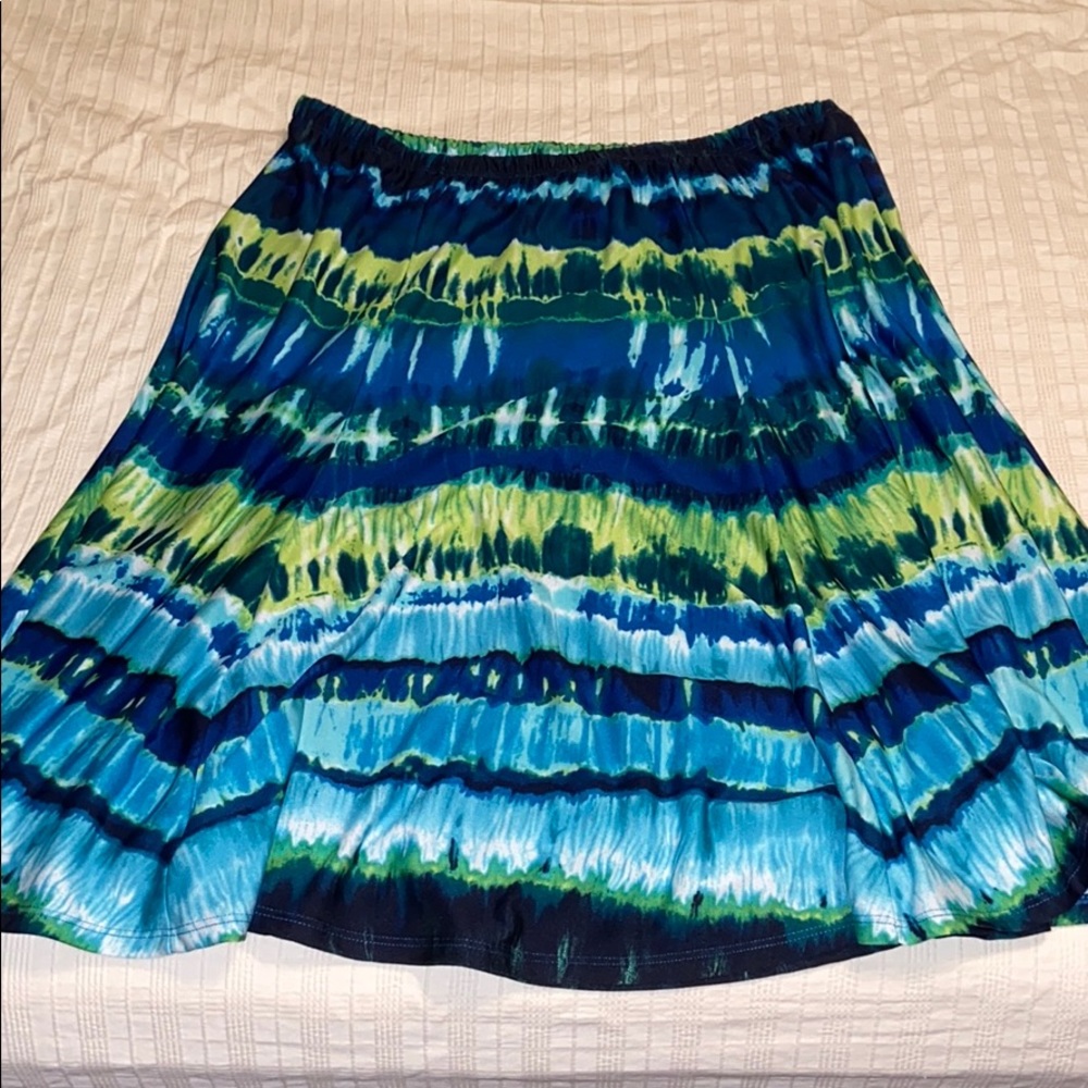 Tie-dyed skirt